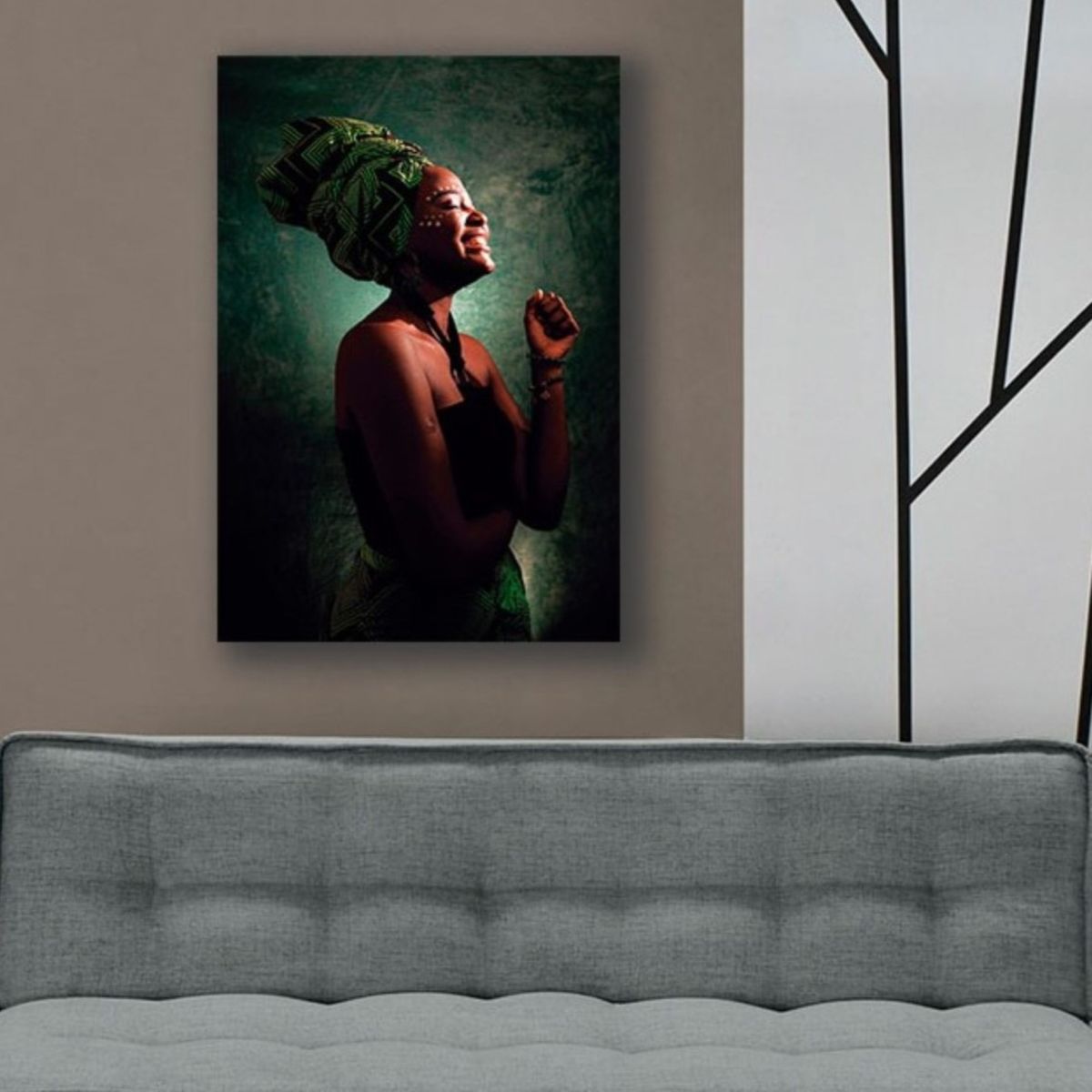 VENECIA - Cuadro Mujer Sonrisa XL 115x78 cm