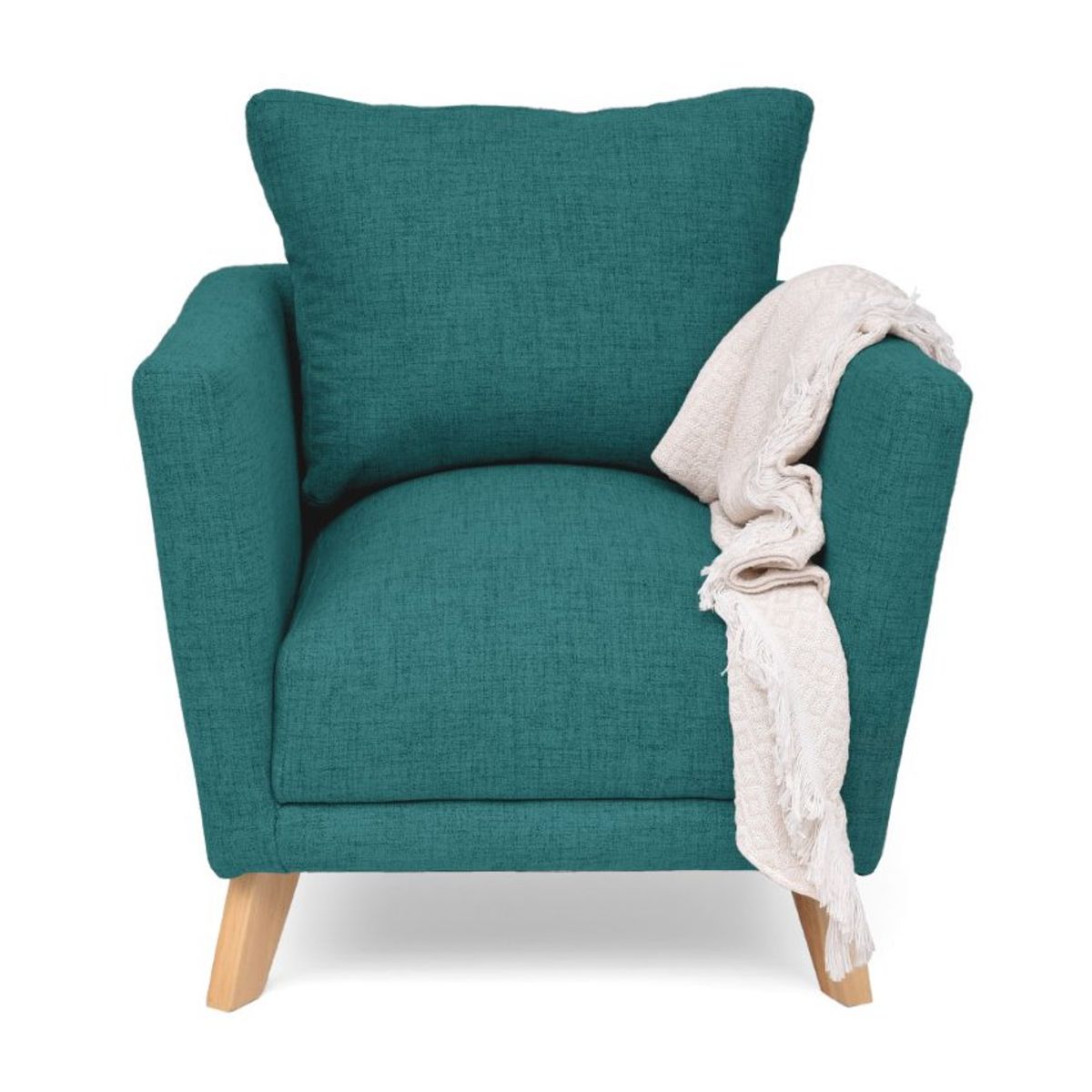 VENECIA - Poltrona Montecarlo en Tela Petróleo