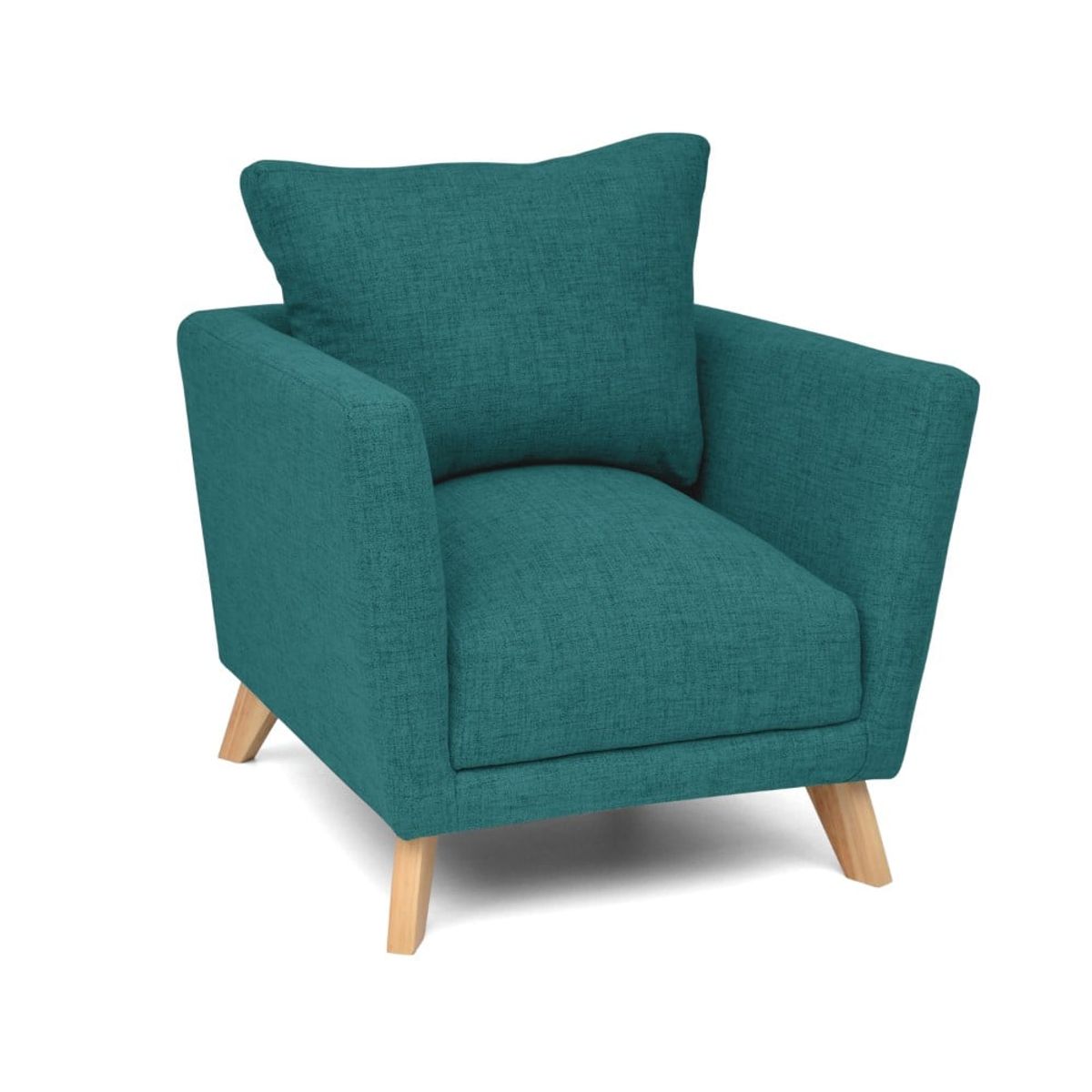 VENECIA - Poltrona Montecarlo en Tela Petróleo