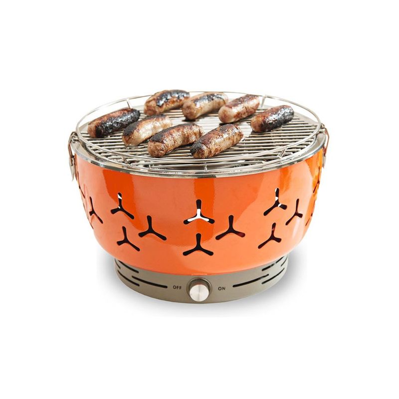 TV NOVEDADES - Asador portátil para cocinar con menos humo - go bbq