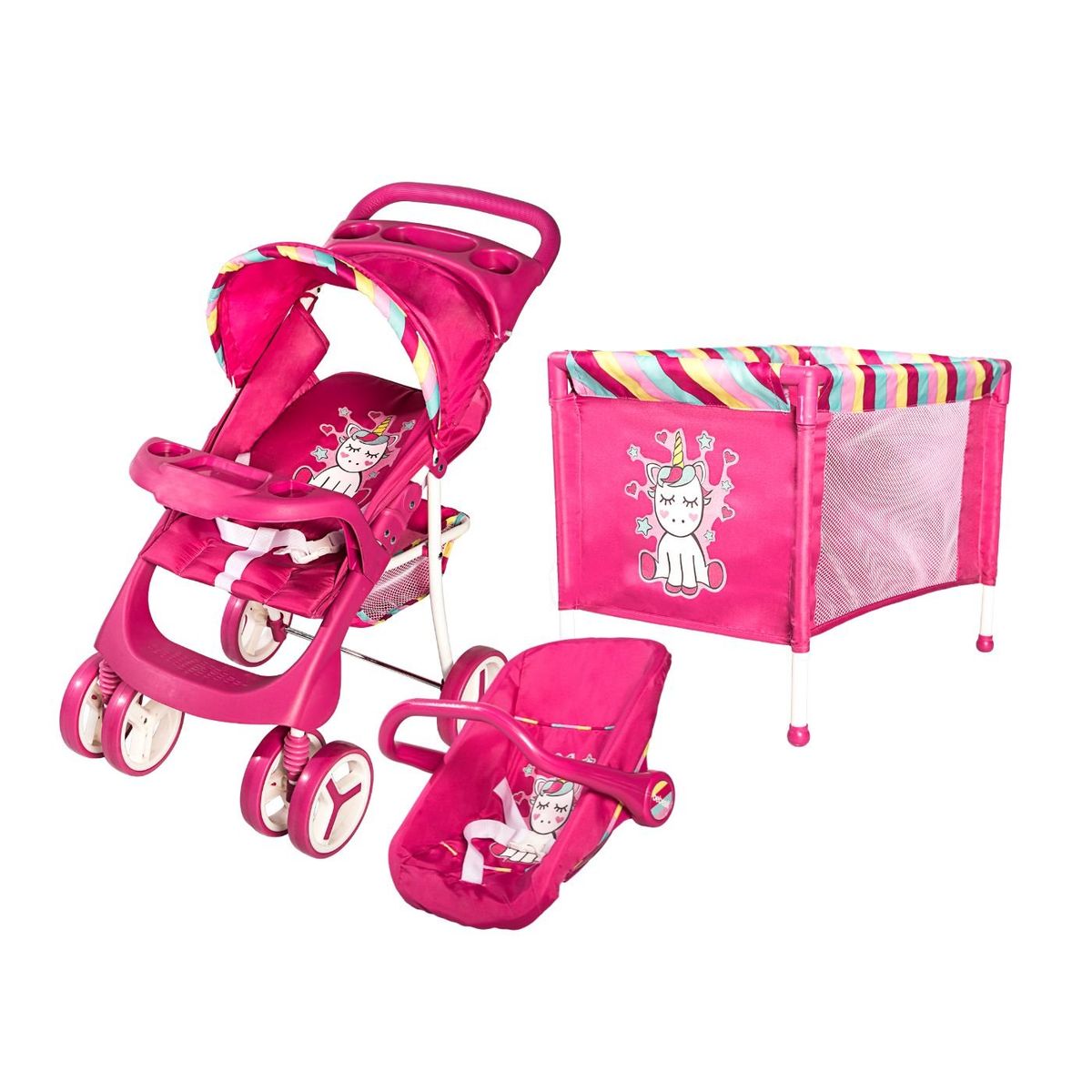 BEBESIT - Coche Para Muñecas Niñas Infantil