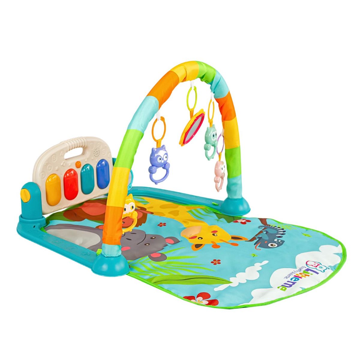 BEBESIT - Gimnasio Para Bebes Con Piano Little Me Estimulacion Temprana