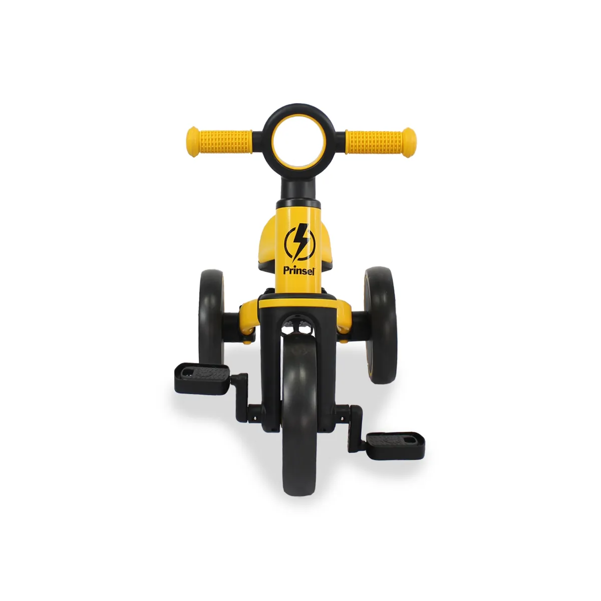 PRINSEL - Bicicleta de Balance para Niños 2 En 1 Forza Amarillo