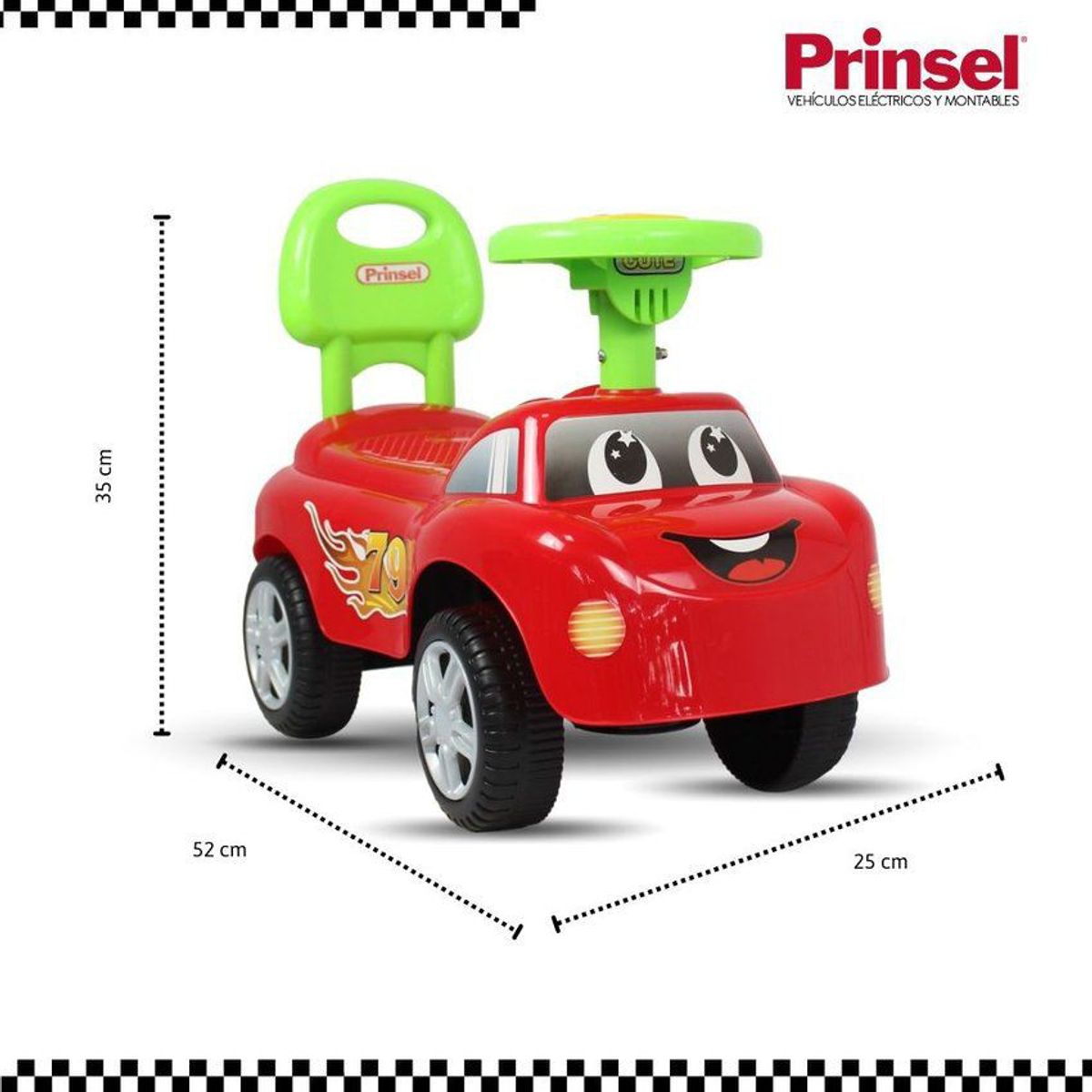 PRINSEL - Carro montable paseador Para Niños Prinsel Correpasillos