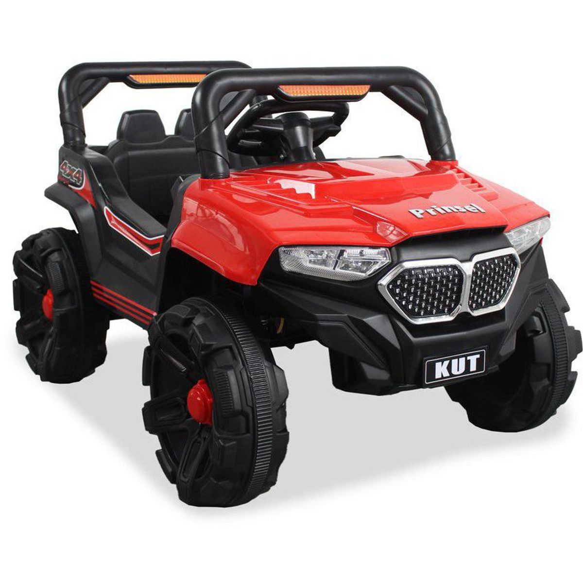 PRINSEL - Carro Electrico Niño Montable Off Road Dlx Rojo 12V