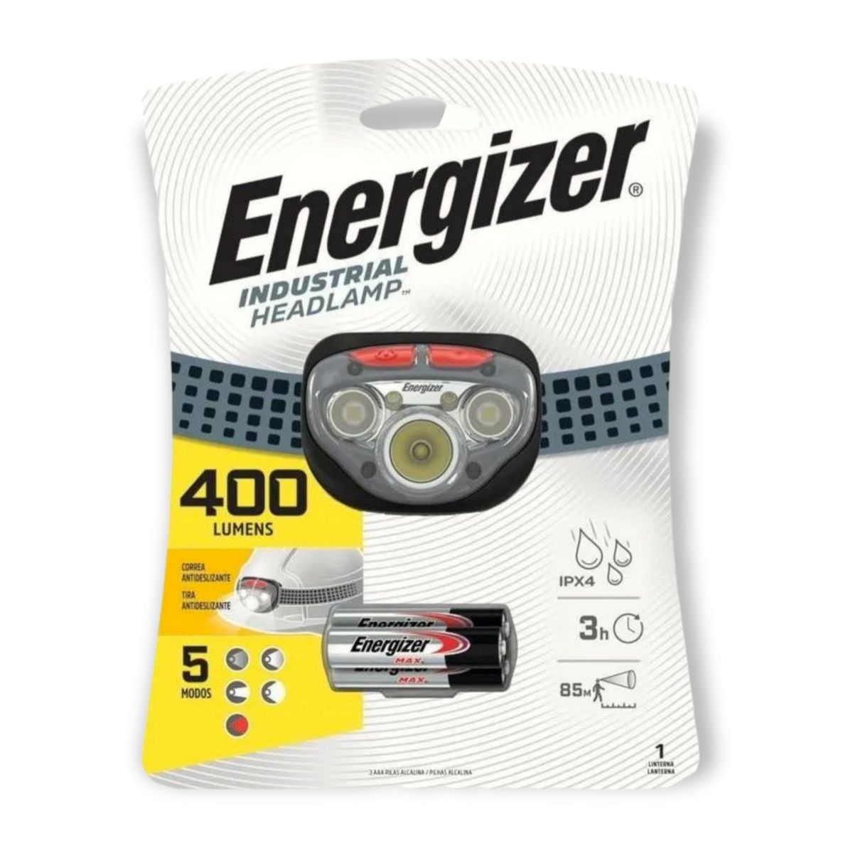 ENERGIZER - Linterna energizer manos libres 400 lumens