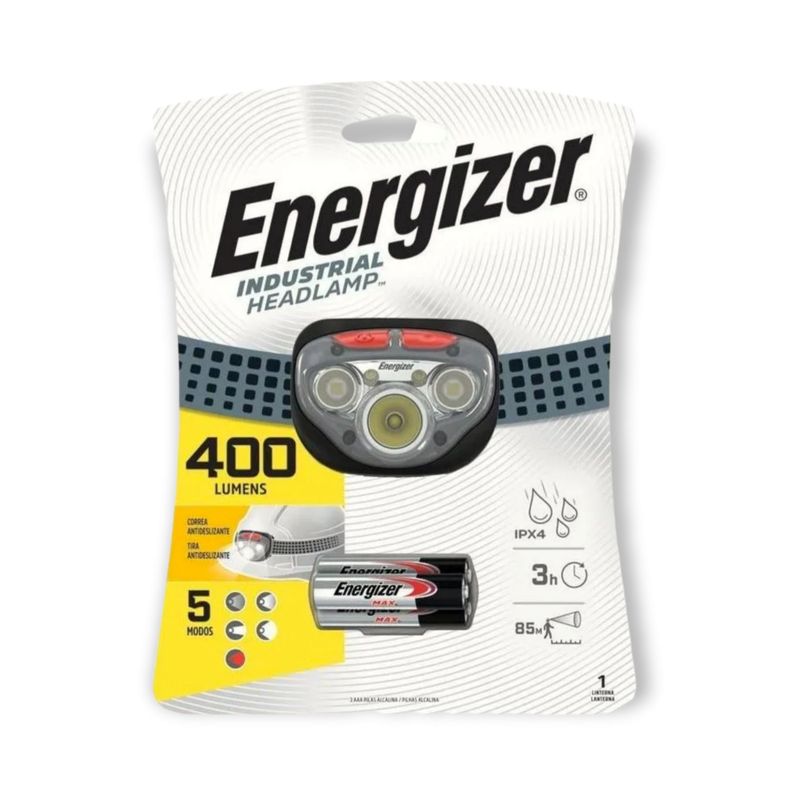 ENERGIZER - Linterna energizer manos libres 400 lumens