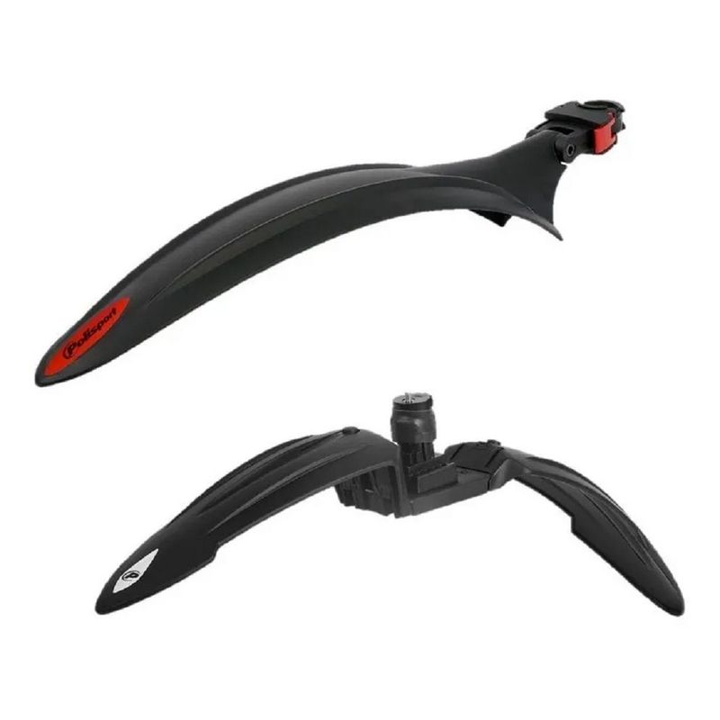 POLISPORT - Guardabarro bicicleta Evo Polisport delantero y trasero MTB
