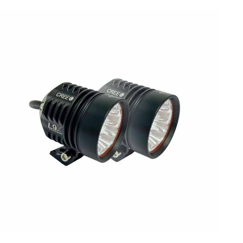 SHENGSHOU - 2 Exploradoras Led L9x Power Potentes Para Moto Alta Gama