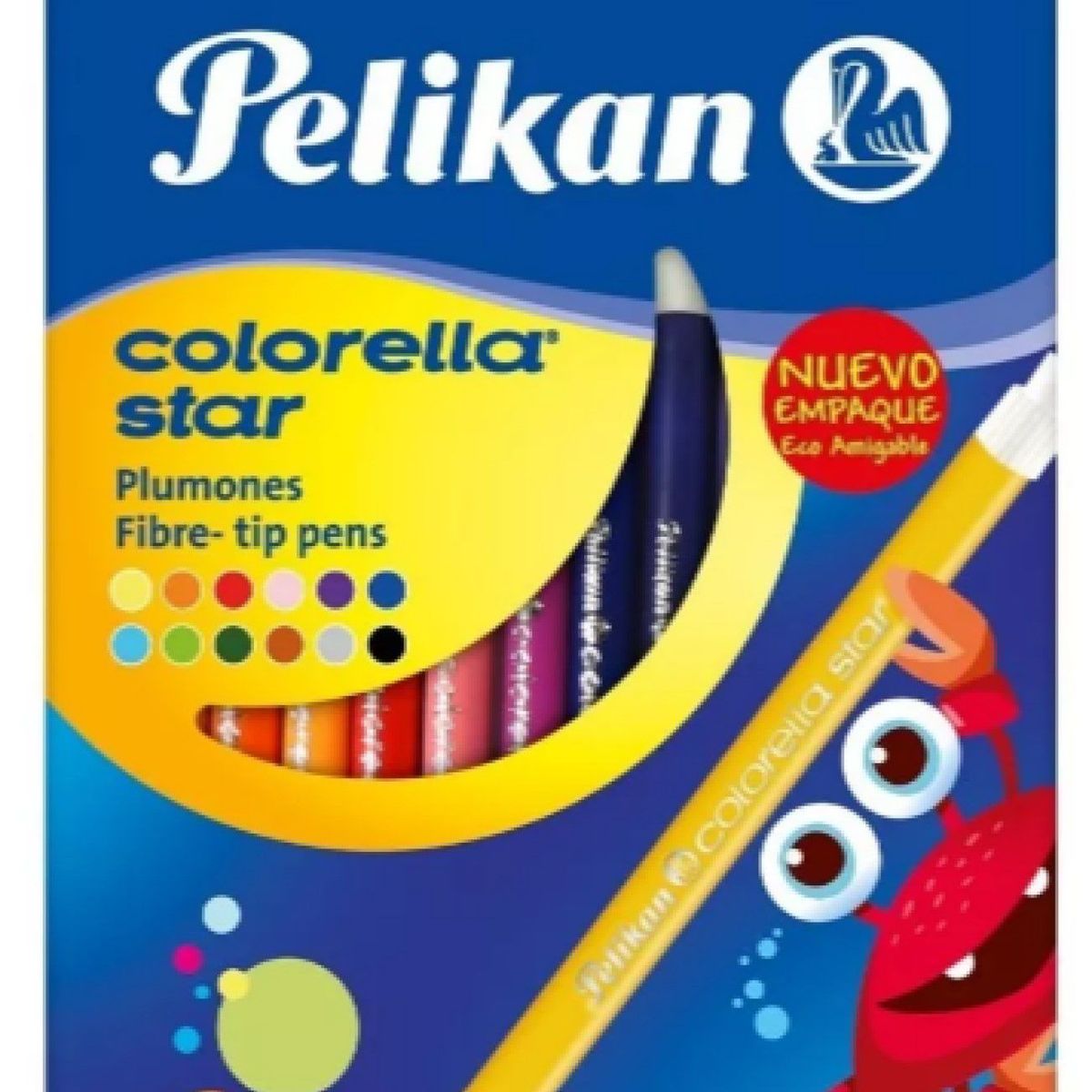 PELIKAN - Estuche Plumones X 12 Colorella Star Pelikan