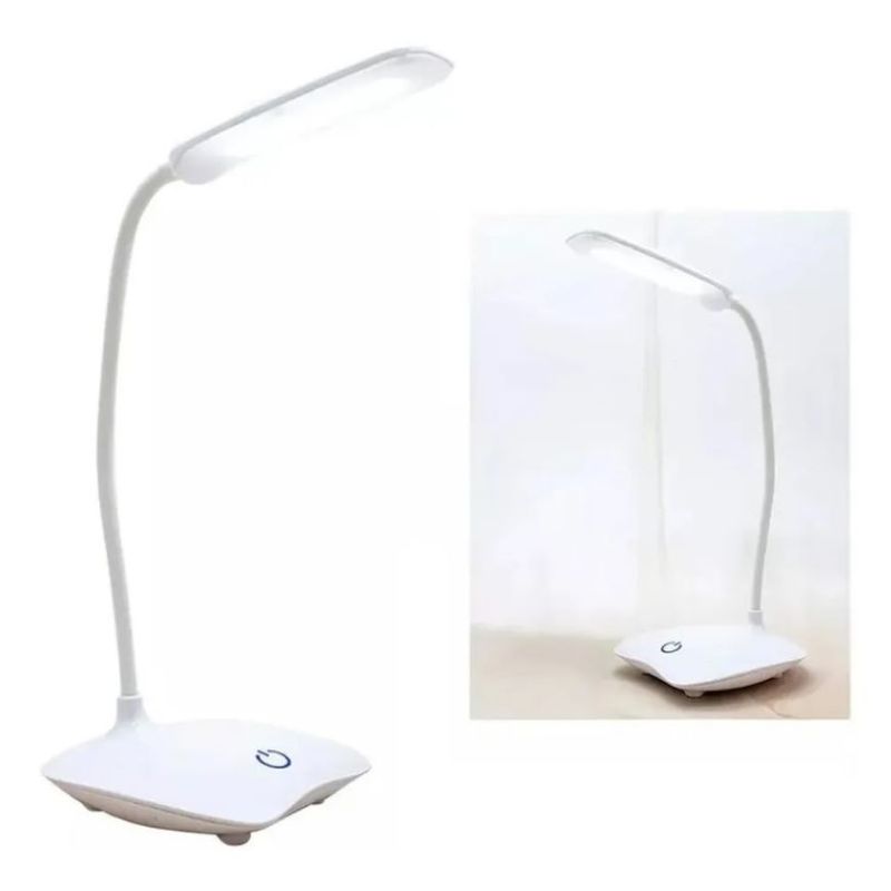 ZHOPI CO - Lampara led flexible recargable touch escritorio mesa