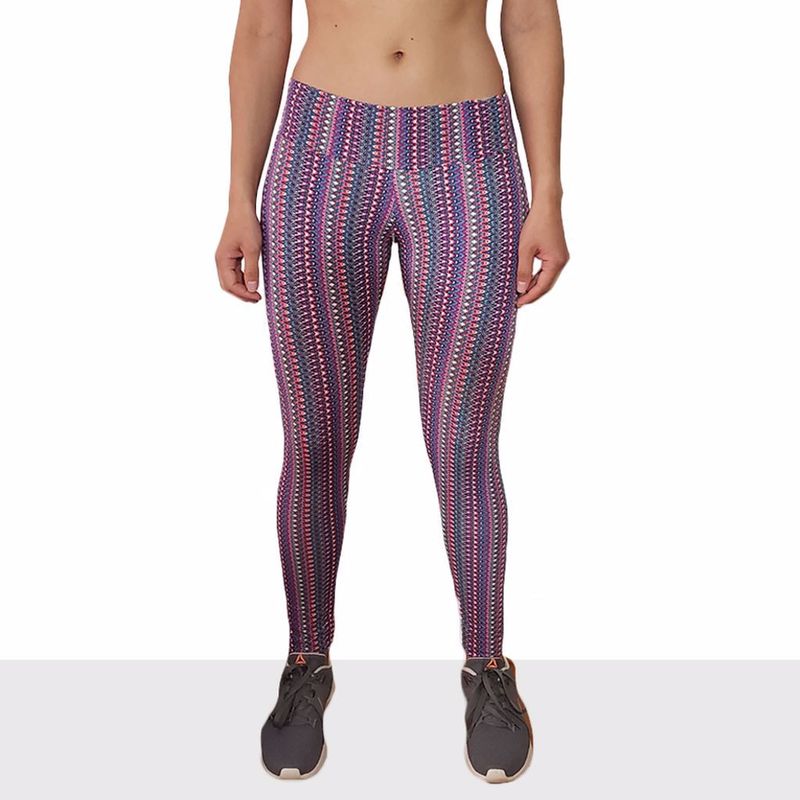 TYKHE - Leggings Deportivo Tobillero Estampado Mujer Tykhe Kira Azul