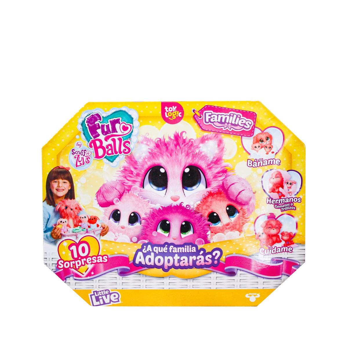 TOY LOGIC - Peluche furballs families