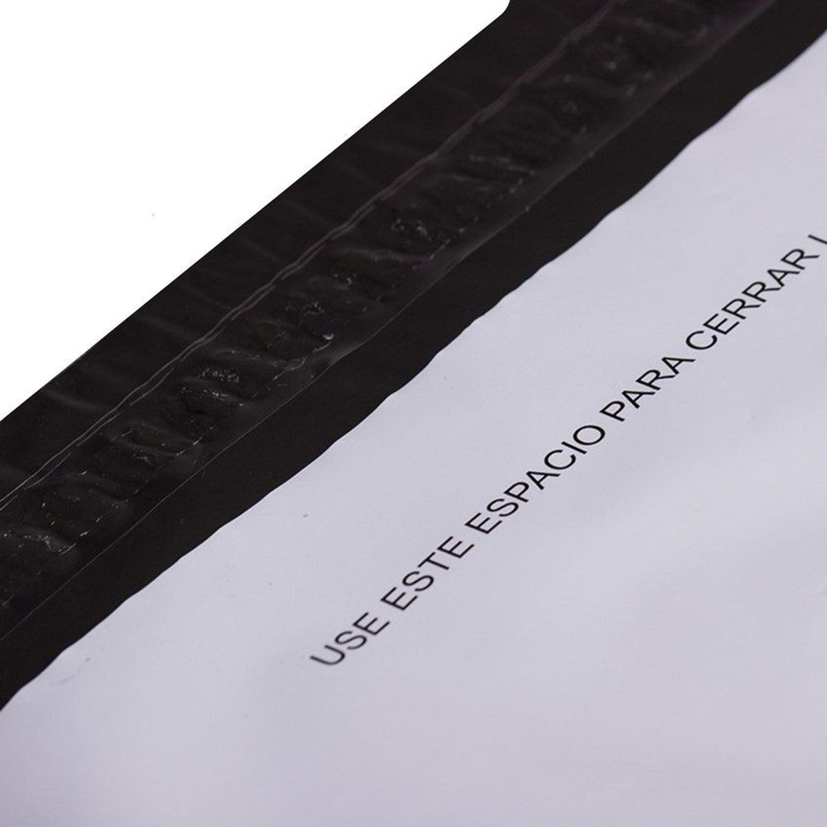 GENERICO - Bolsas mensajería con bolsillo portaguía 25 x 37 cm  50 unidades