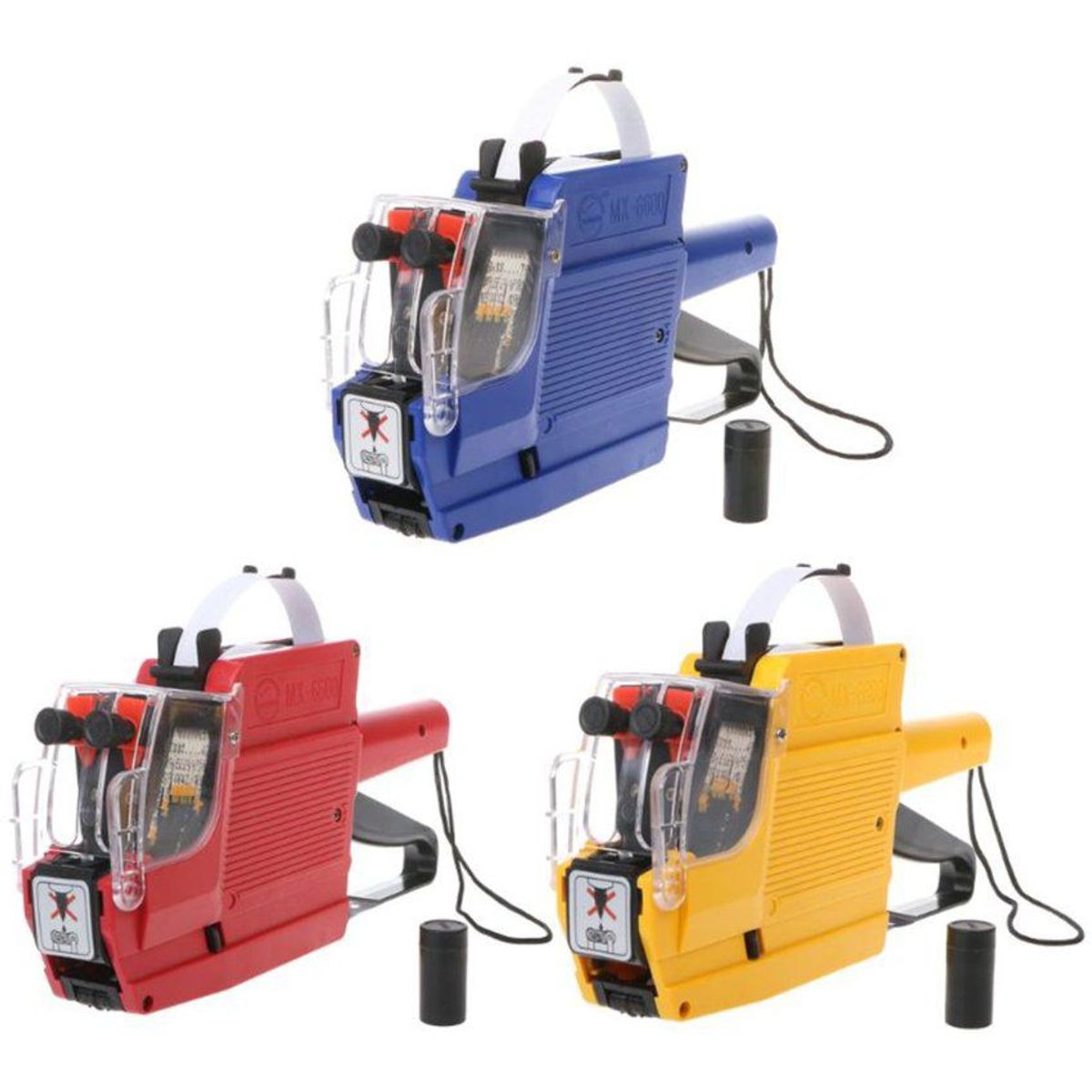 GENERICO - Combo Etiquetadora  MX6600 incluye Tinta 3 Rollos Etiquetas