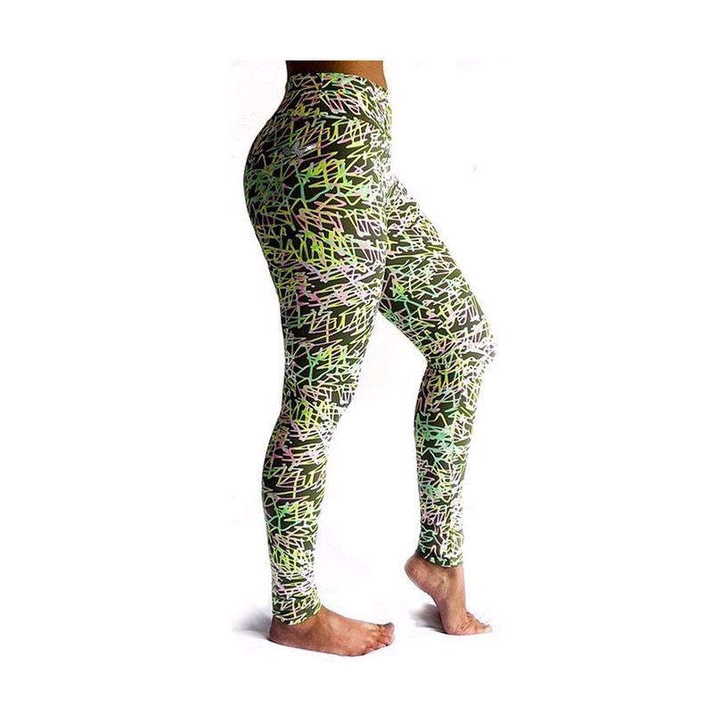 TYKHE - Leggings Deportivo Tobillero Estampado Mujer Tykhe Mia Verde