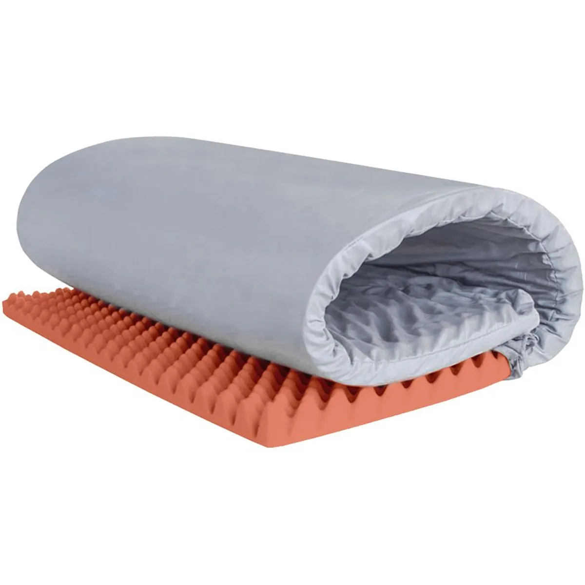 DORMILANDIA - Colchoneta antiescaras gris queen 160x190 cm dormilandia