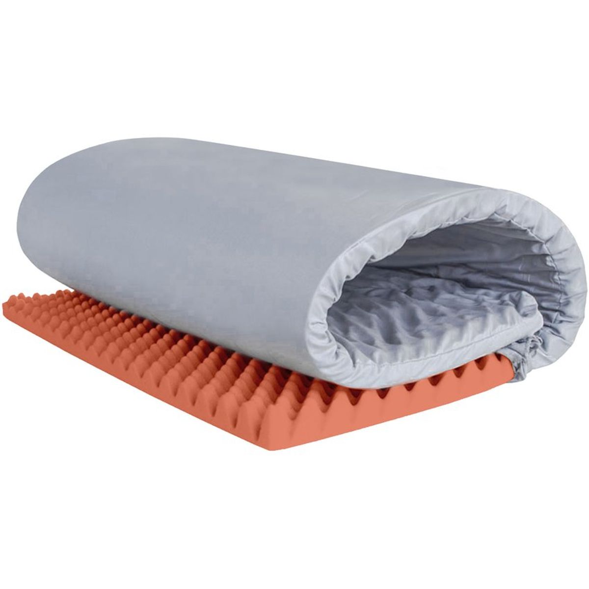 DORMILANDIA - Colchoneta antiescaras gris semidoble 120x190 cm dormilandia