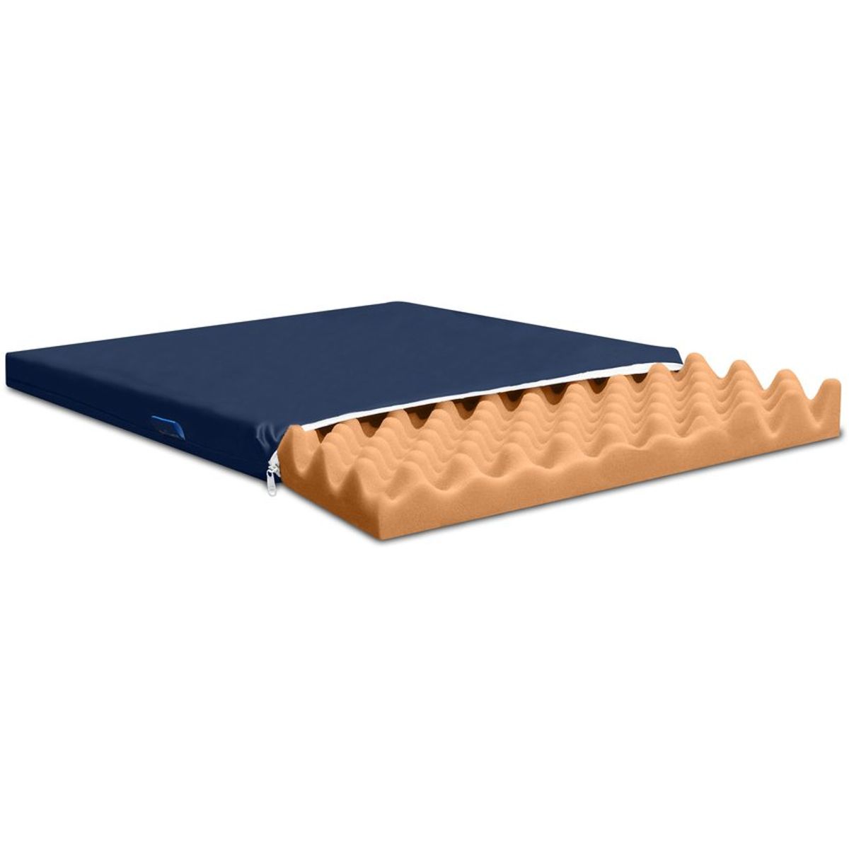 DORMILANDIA - Cojín antiescaras para silla - forro antifluido azul