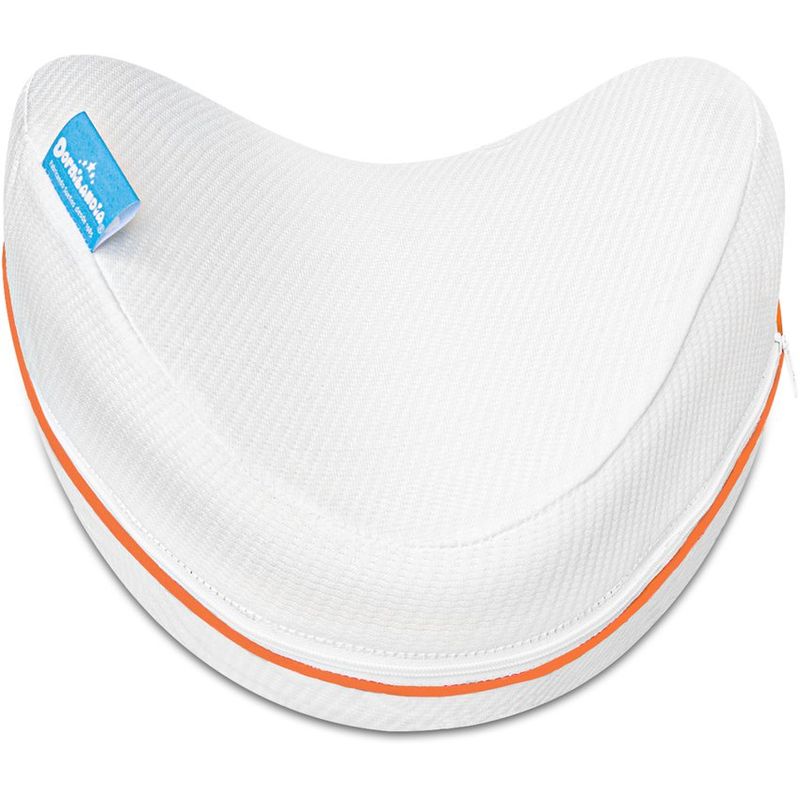 DORMILANDIA - Cojín Entrepierna Ortopédico Cinta Anaranjada - leg pillow