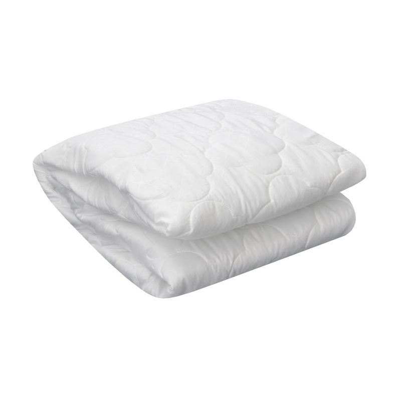 DORMILANDIA - Protector cama sencilla acolchado tipo hogar 100 cm x 190 cm