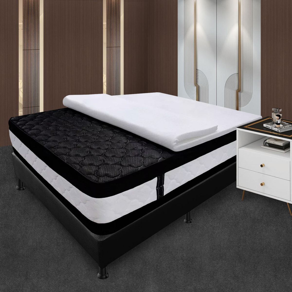 DORMILANDIA - Sobre colchón topper cama king