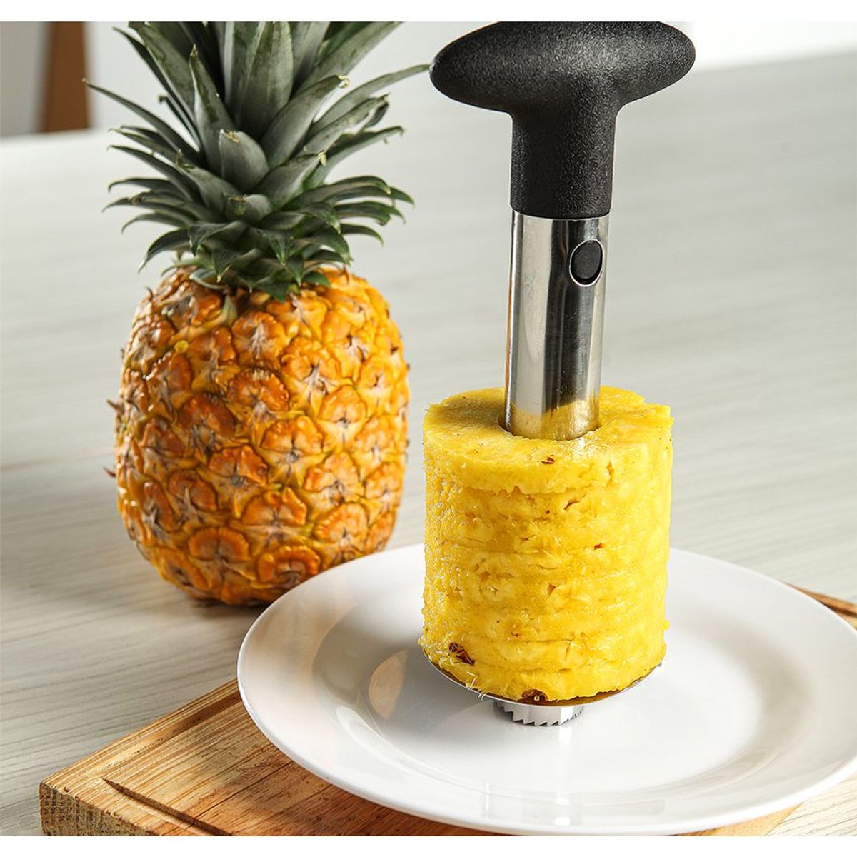 ESSENZA - Cortador de Piña en Acero Inoxidable Essenza - Rebanador