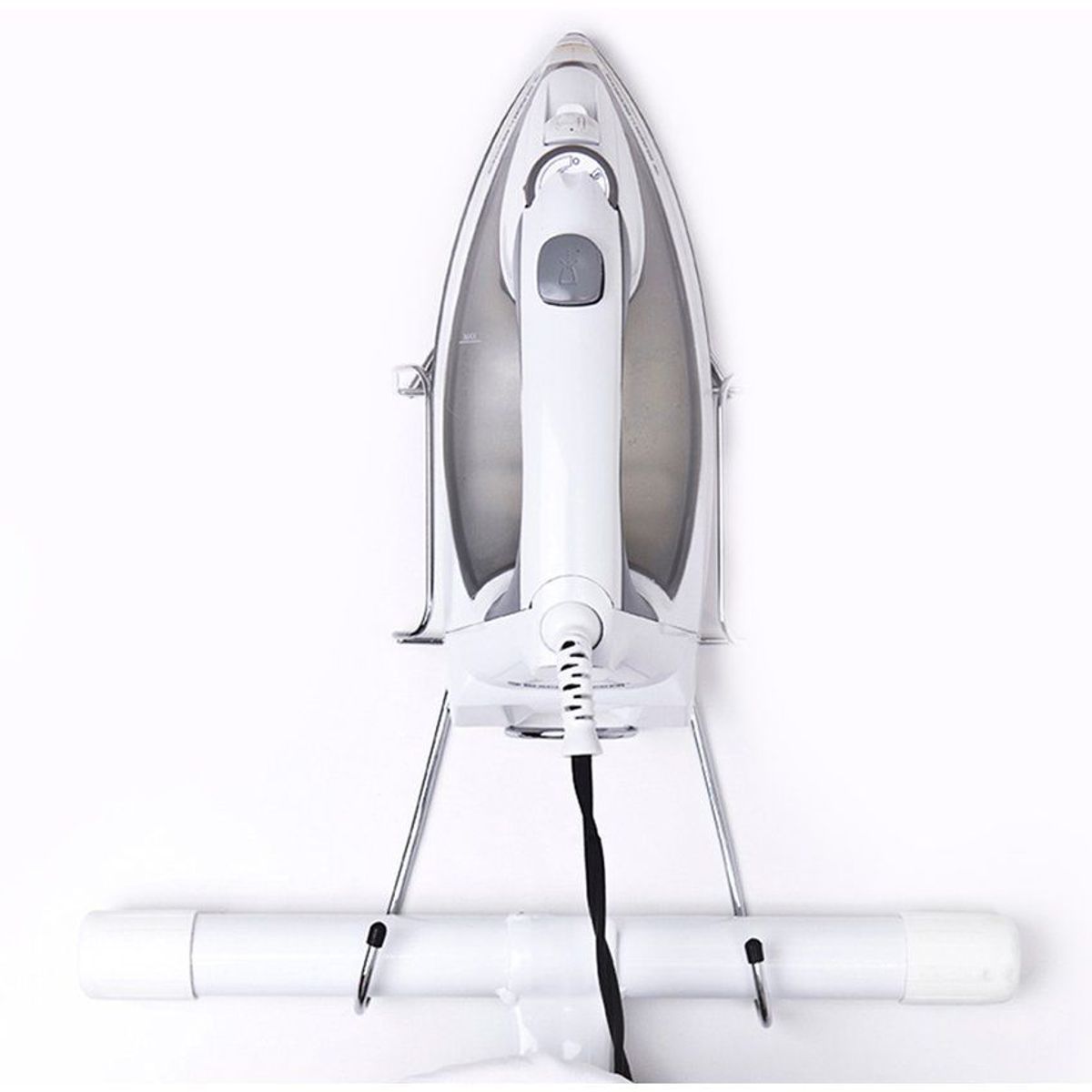 ESSENZA - Soporte para Mesa y Plancha de Ropa en Metal Cromado Essenza