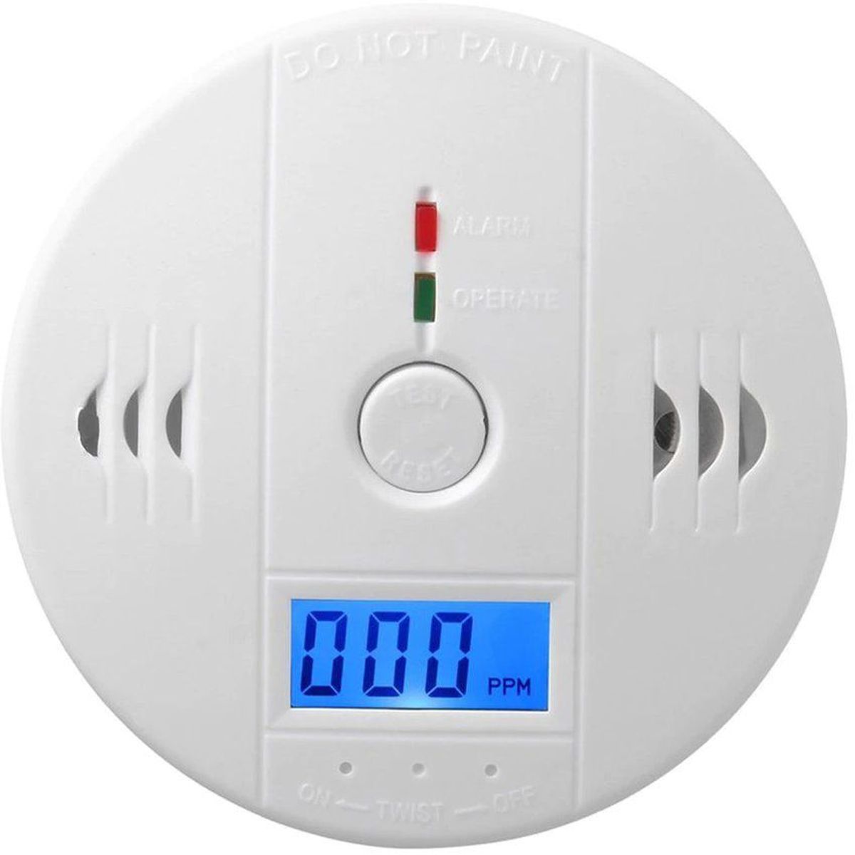 SISDATA - Detector sensor monóxido de carbono incendios inalámbrico