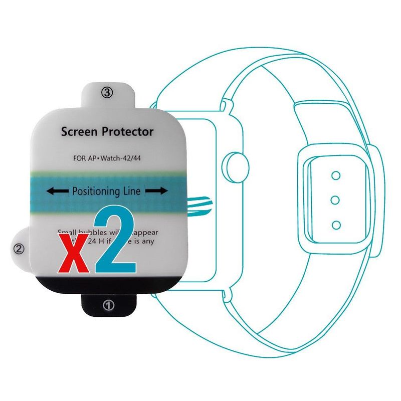 GENERICO - Protector para Xiaomi Amazfit GTS 2 x2.
