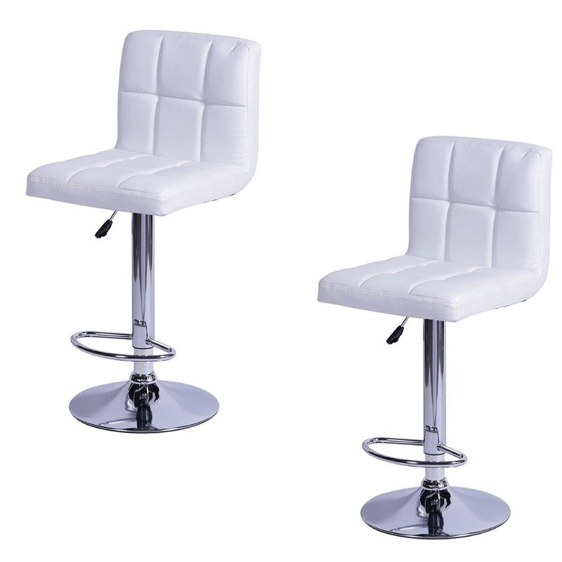 EKONOMODO COLOMBIA - Set x 2 silla de bar leo blanco