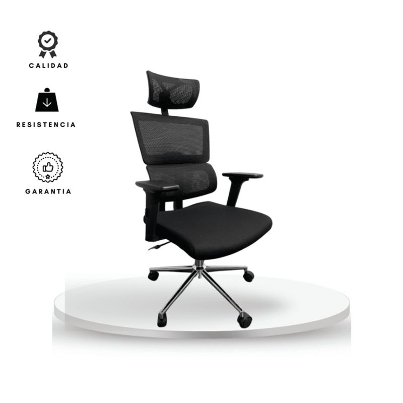 EKONOMODO COLOMBIA - Silla de oficina Premium Lorient Base cromada