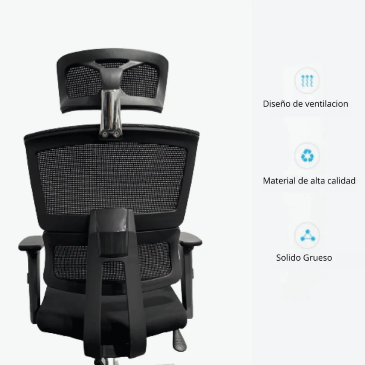 EKONOMODO COLOMBIA - Silla De Oficina Premium Lorient Base Cromada