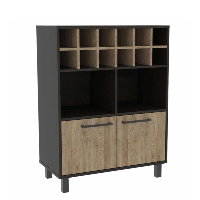 EKONOMODO COLOMBIA - Mueble Bar Kendal WgMiel Elegancia y Versatilidad en Cada Detalle
