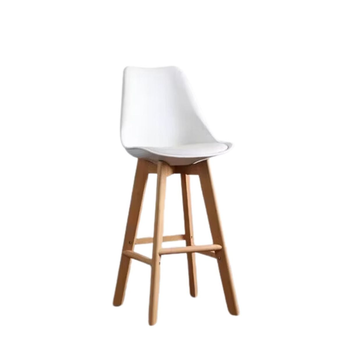 EKONOMODO COLOMBIA - Silla Milano Tapizada Bar Blanco