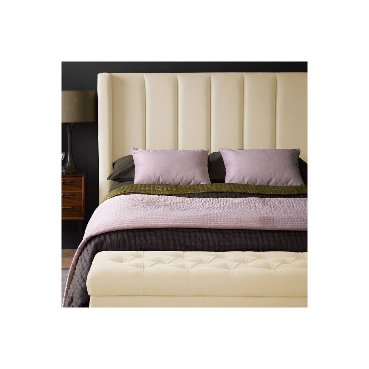 EKONOMODO COLOMBIA - Espaldar De Cama Queen Julieta Taupe 160X150 Cm