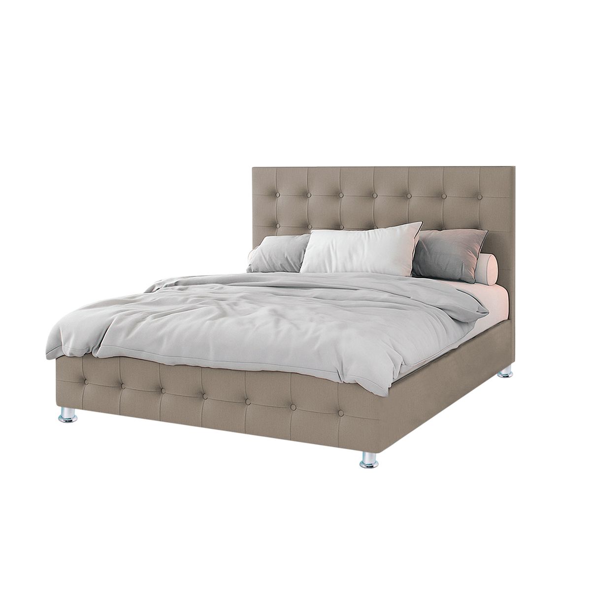 EKONOMODO COLOMBIA - Espaldar De Cama King Capital Taupe 200X150 Cm