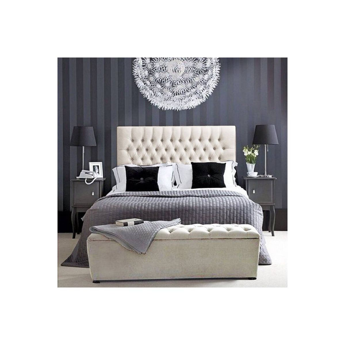 EKONOMODO COLOMBIA - Espaldar De Cama Doble Paris Camel 140X150 Cm