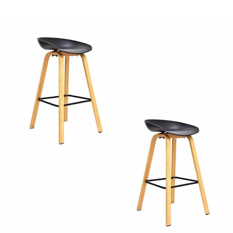 EKONOMODO COLOMBIA - Silla Bar Milyi Negro set x 2