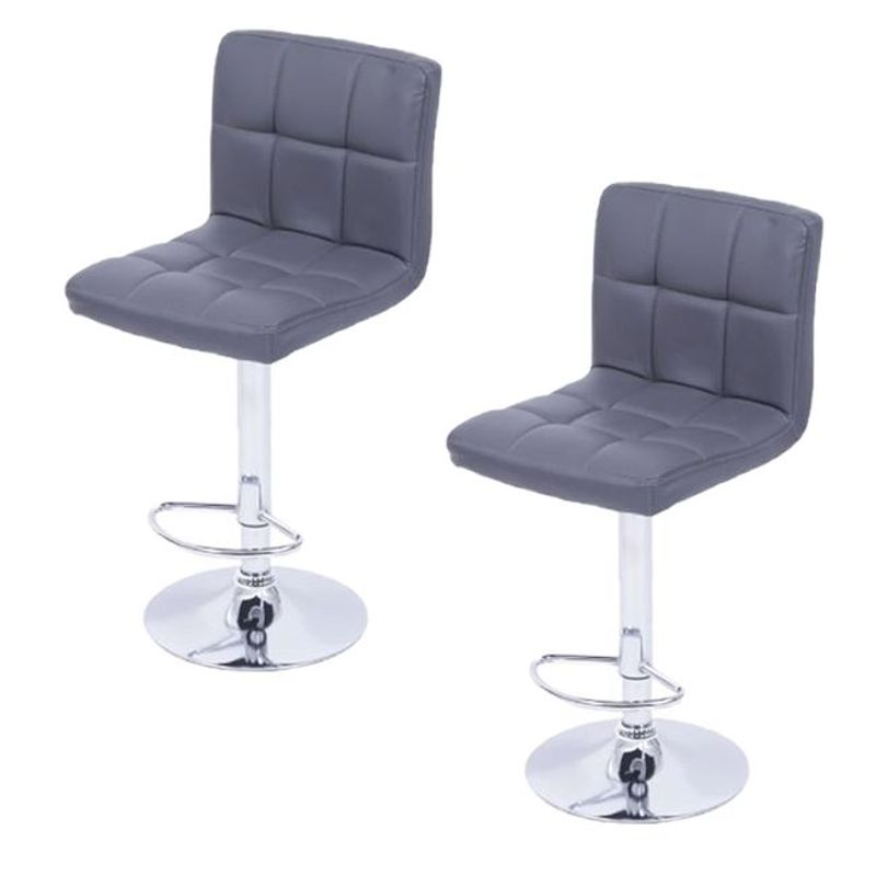EKONOMODO COLOMBIA - Silla de bar leo gris set x 2