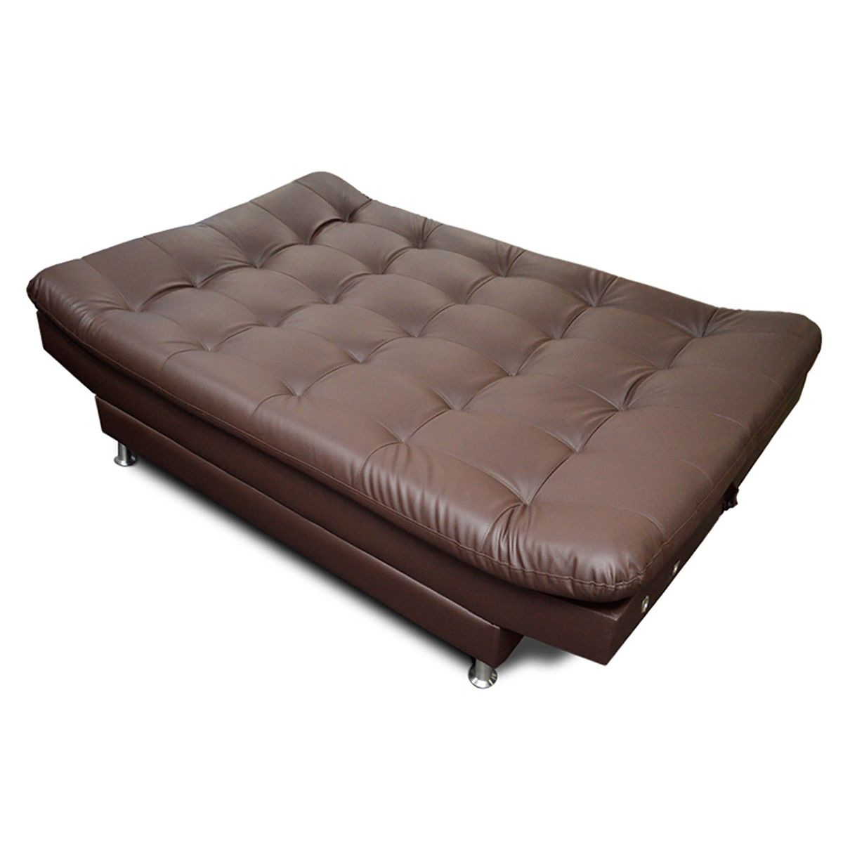 MUEBLES ONLINE - Sofá cama Simons 3 posiciones clic clac café
