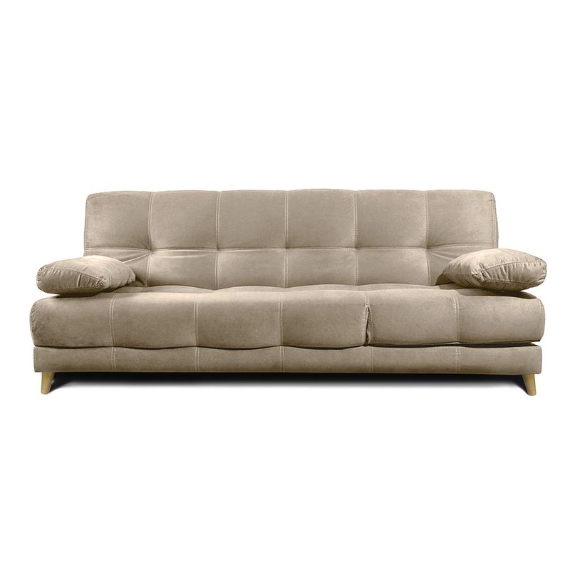 MUEBLES ONLINE - Sofa cama 5 posiciones Martins Tela camel