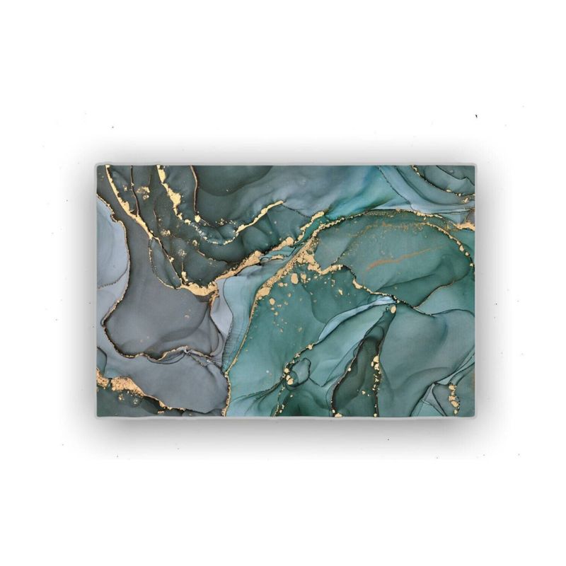 EKONOMODO COLOMBIA - Cuadro en mdf tipo marmol green 70x50x5cm