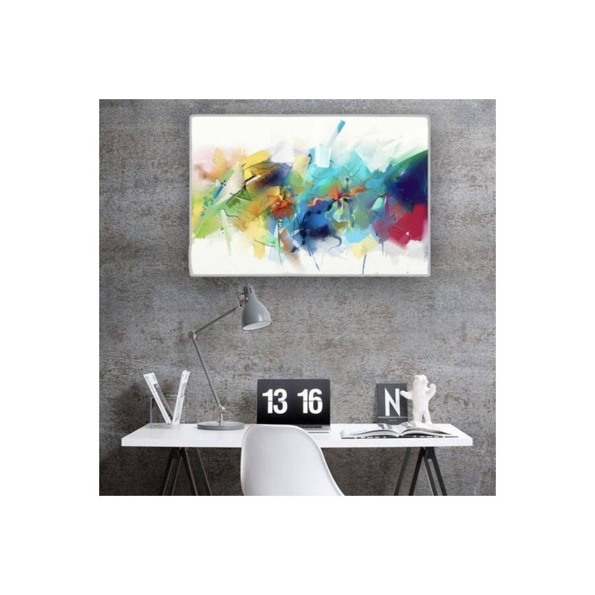 EKONOMODO COLOMBIA - Cuadro En Mdf Abstracto 70X50X5Cm