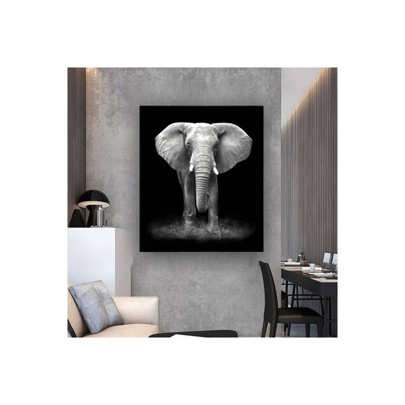 EKONOMODO COLOMBIA - Cuadro elefante cuerpo completo 120x90x5