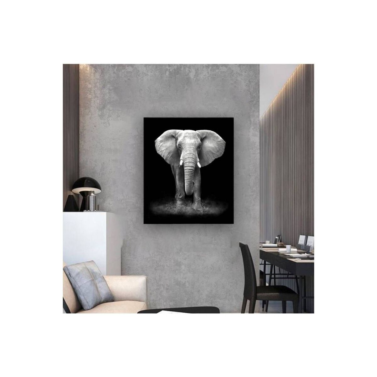 EKONOMODO COLOMBIA - Cuadro Elefante Cuerpo Completo 70X50X5