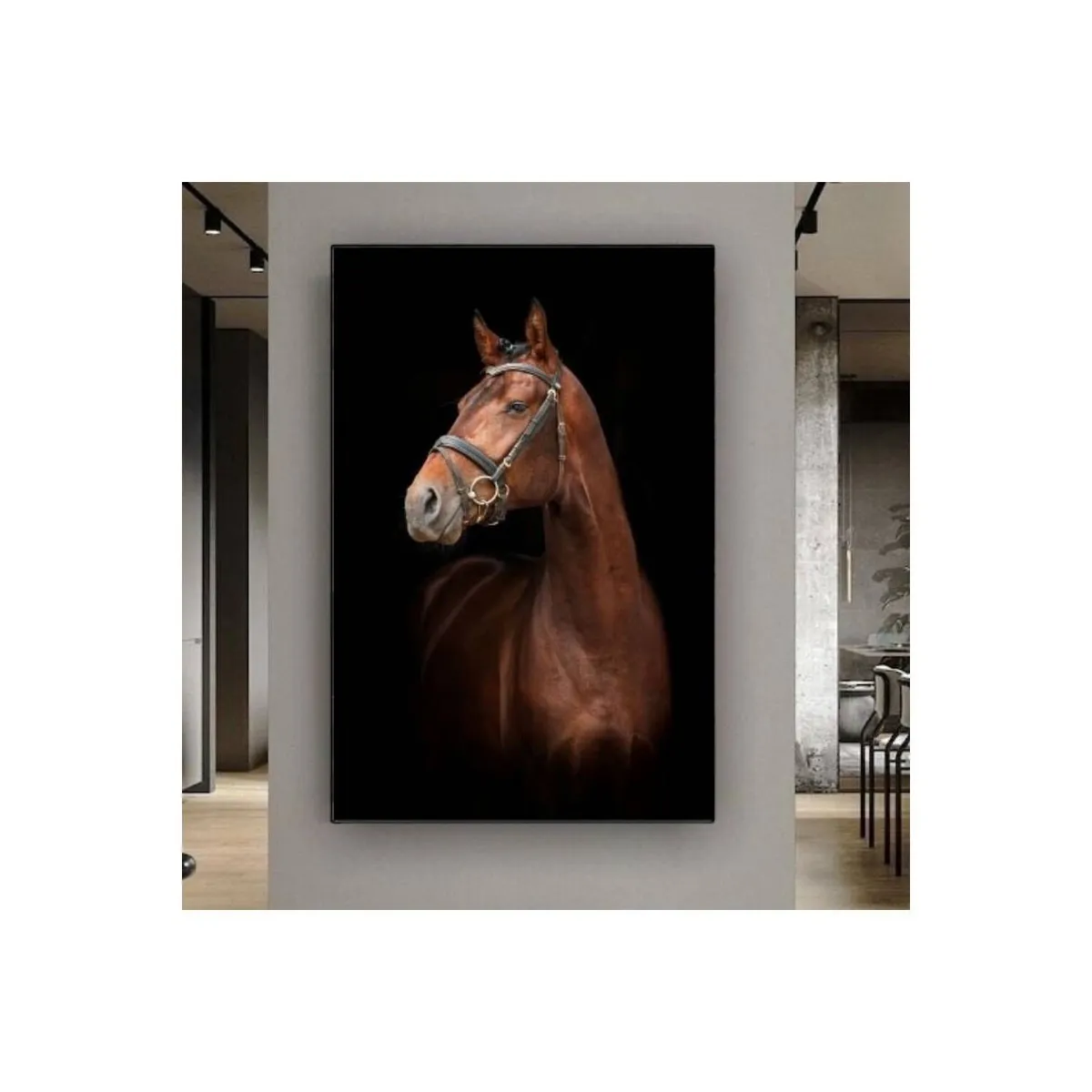 EKONOMODO COLOMBIA - Cuadro Mdf Cara Caballo Rafe 120X180X5Cm