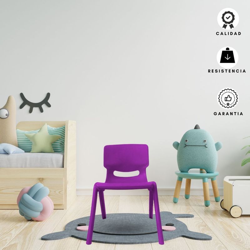 EKONOMODO COLOMBIA - Silla infantil andy morado