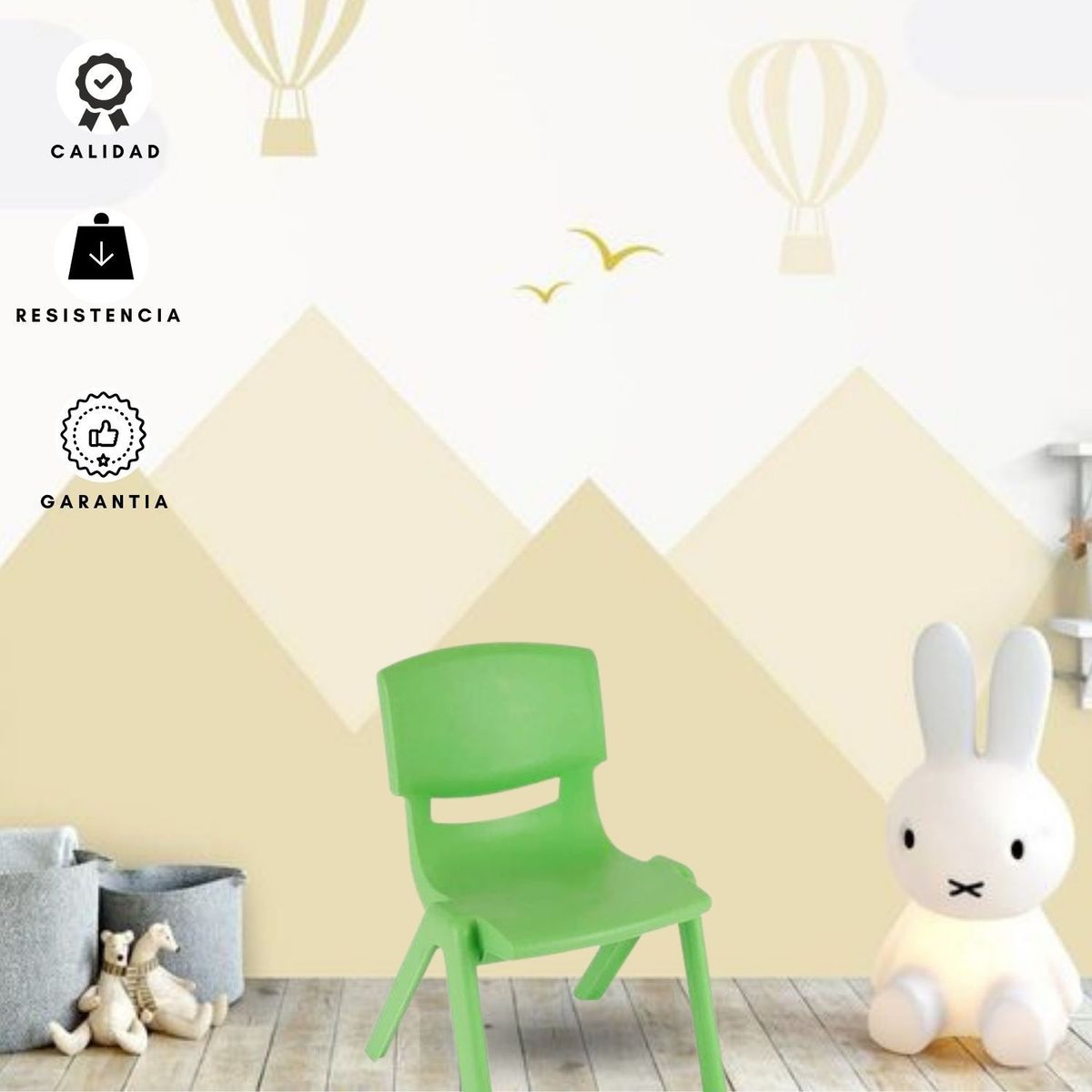 EKONOMODO COLOMBIA - Silla Infantil Andy Verde