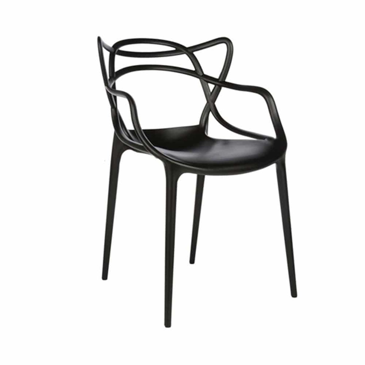 EKONOMODO COLOMBIA - Silla Curva Streem Negro Set X 4